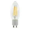 SEGULA LED kaarslamp GU10 3W filament dim 2.200K