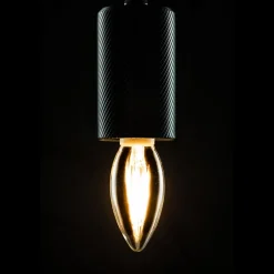 SEGULA LED kaarslamp GU10 3W filament dim 2.200K