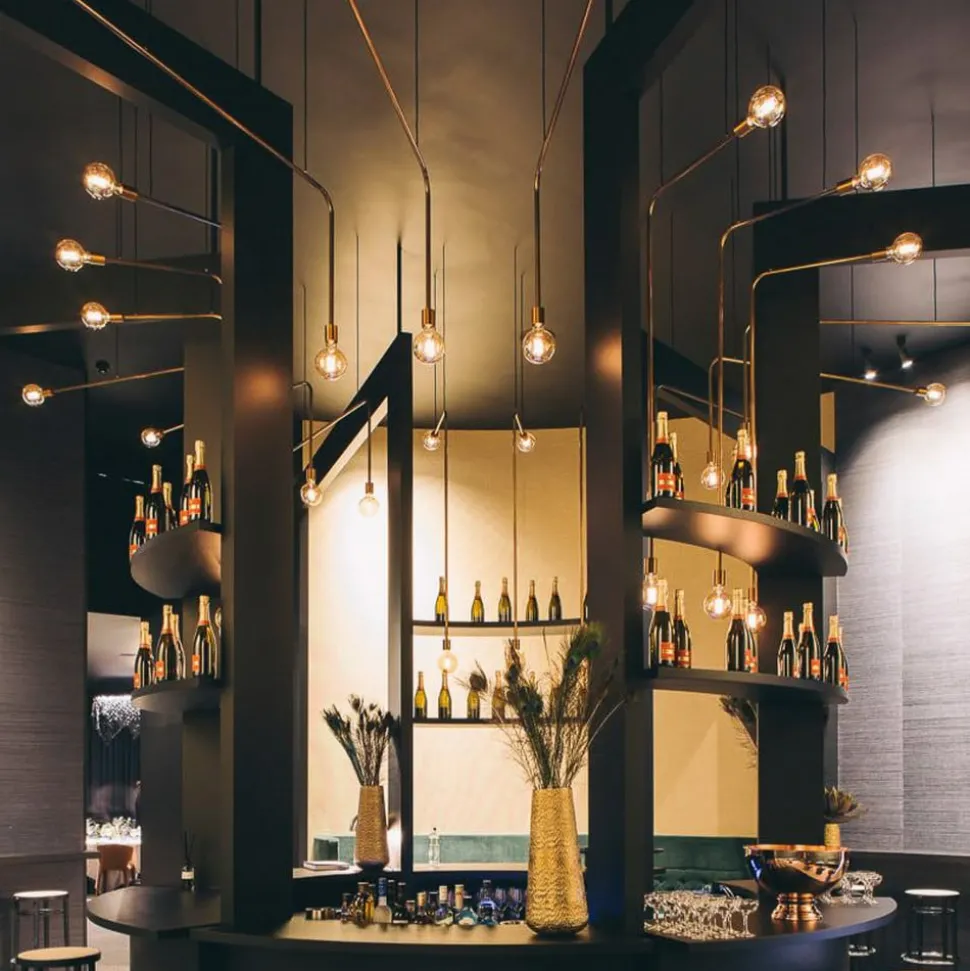 SEGULA LED lamp E27 5 W G95 1.900K dimbaar smoke