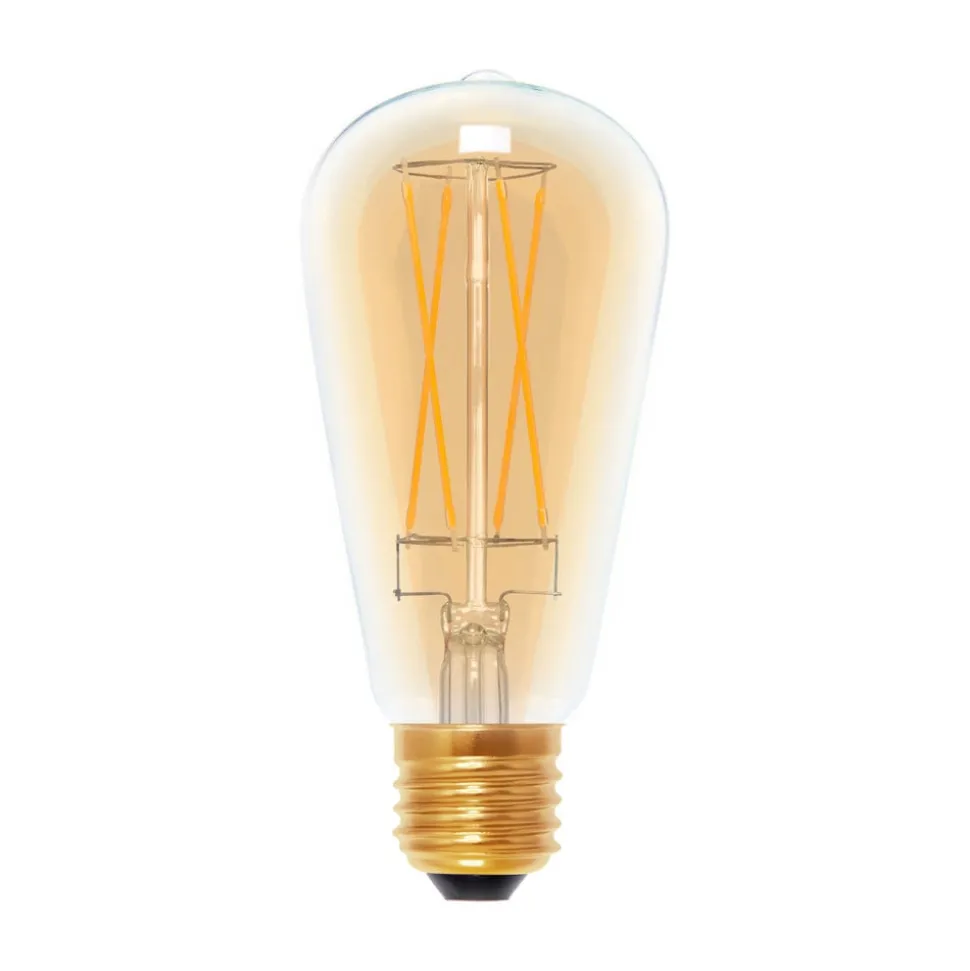 Segula LED lamp E27 ST64 5W 2.200K goud/goud dimbaar