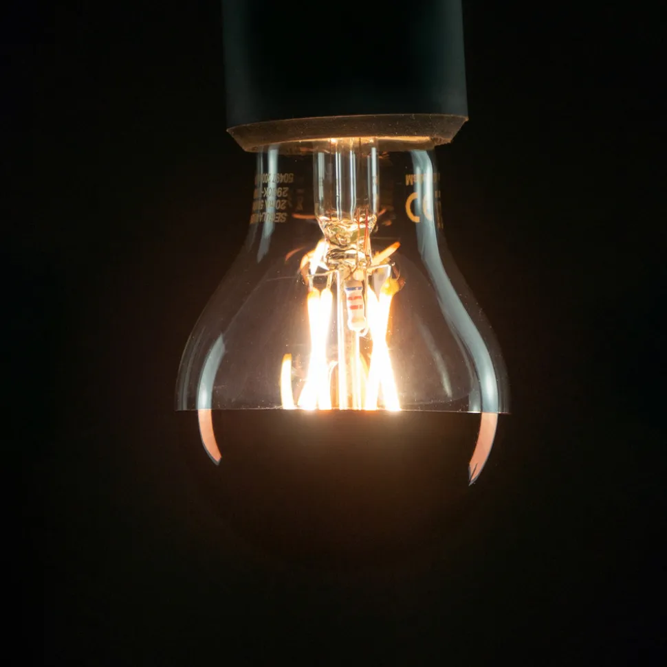 SEGULA LED lamp E27 3,2W 927 kopspiegel koper