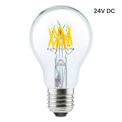 Segula LED lamp 24V DC E27 6W 927 Filament ambient