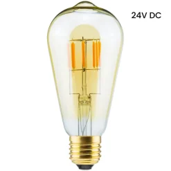 Segula LED lamp 24V DC E27 6W Rustika 919 dimbaar