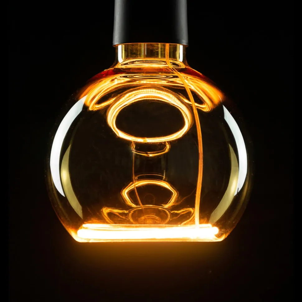 Segula LED zwevende globe G125 E27 4W goud 922 dimbaar