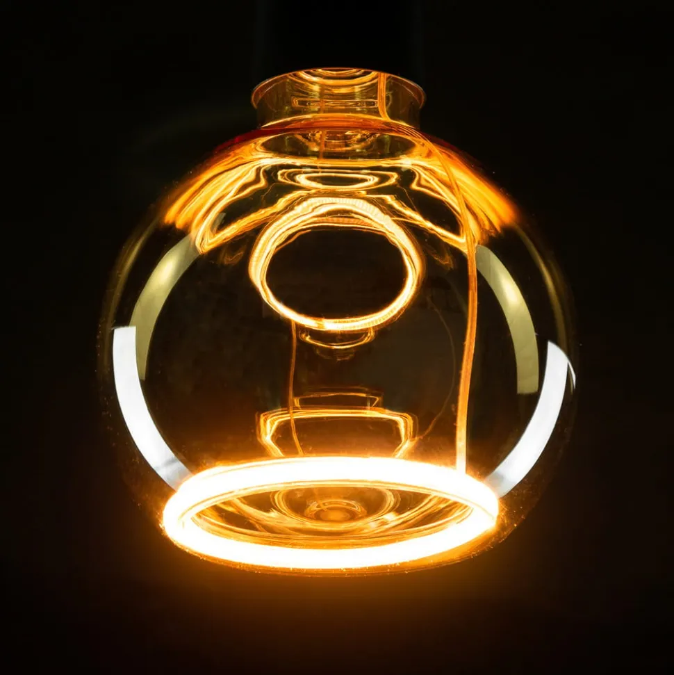 Segula LED zwevende globe G125 E27 4W goud 922 dimbaar