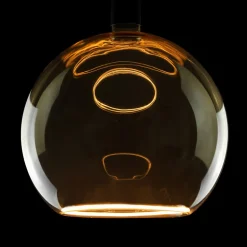 Segula LED zwevende globe G300 E27 5W 922 goud dimbaar