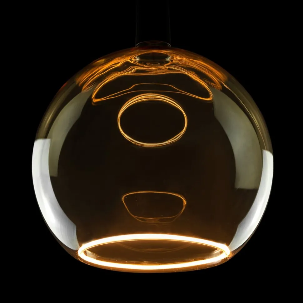 Segula LED zwevende globe G300 E27 5W 922 goud dimbaar