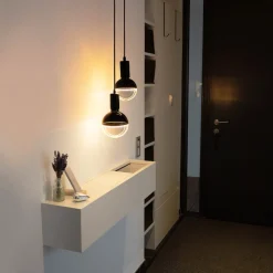 Segula LED-Globe Illusion E27 G125 helder/zwart 5W 1900K dimbaar