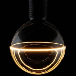 Segula LED-Globe Illusion E27 G125 helder/zwart 5W 1900K dimbaar
