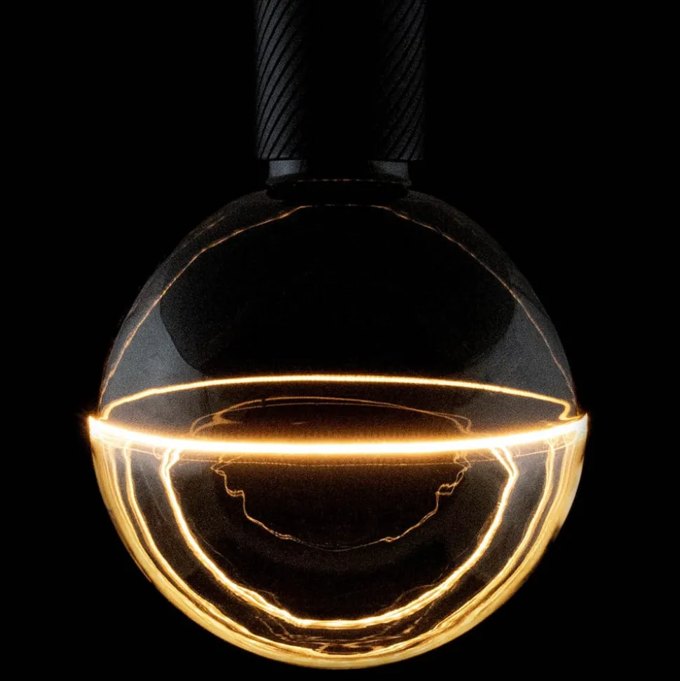 Segula LED-Globe Illusion E27 G125 helder/zwart 5W 1900K dimbaar