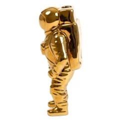 SELETTI Cosmic Diner Starman vaas, goud. H 28 cm, porselein