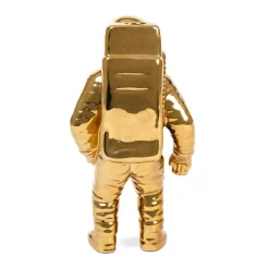 SELETTI Cosmic Diner Starman vaas, goud. H 28 cm, porselein