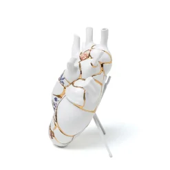 SELETTI Love in Bloom Kintsugi vaas, kleurrijk, porselein, goud