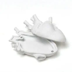 SELETTI Love in Bloom Liefde in een doosje, wit, porselein, fluweel