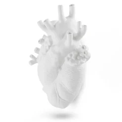 SELETTI Love in Bloom Reuzenvaas, wit, h 60 cm, glasvezel