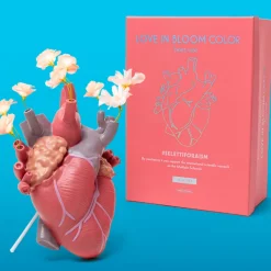 SELETTI Love in Bloom vaas, kleurrijk, hoogte 25 cm, porselein