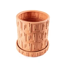 SELETTI Vaas Magna Graecia Greca, onderzetter, terracotta
