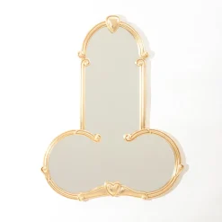 SELETTI wandspiegel Liberty Man, hoogte 72 cm, glas, hout