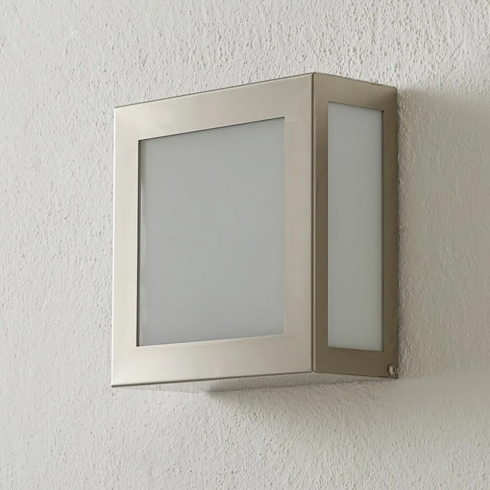 Sensor buiten wandlamp Aqua Legendo Mini, RVS