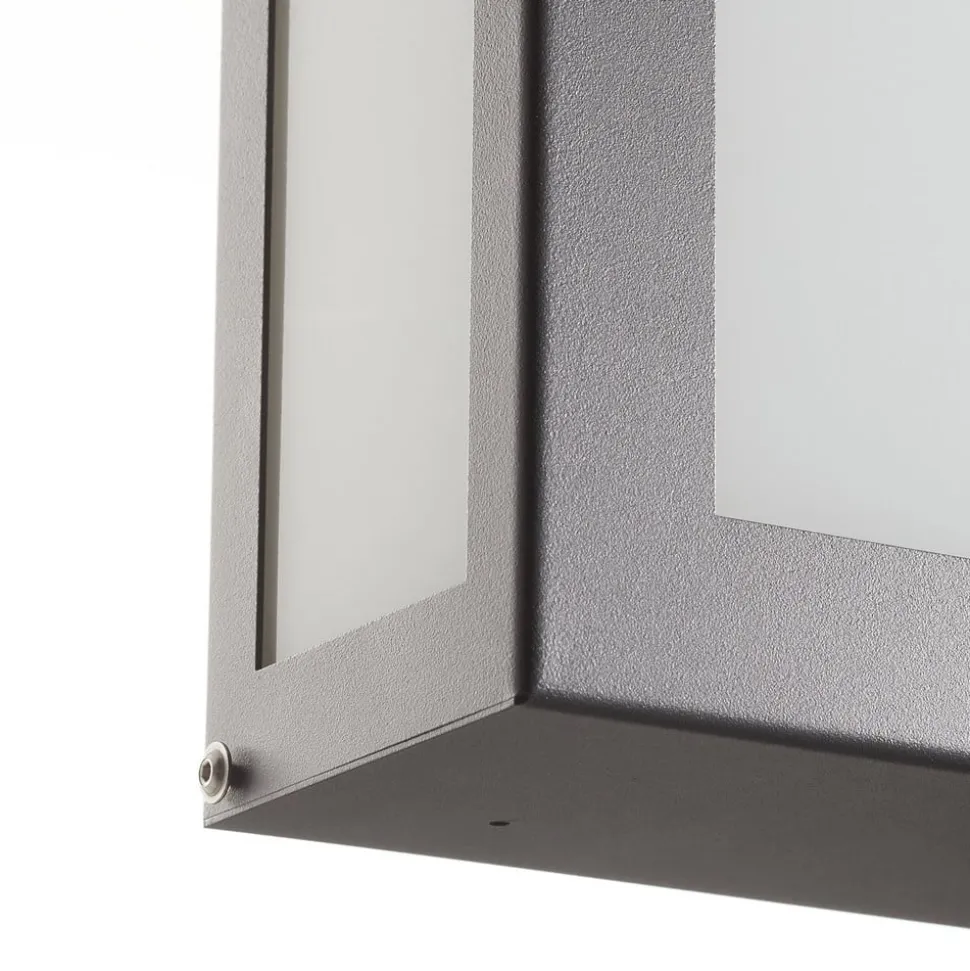 Sensor-buitenwandlamp Aqua Legendo Mini, antraciet