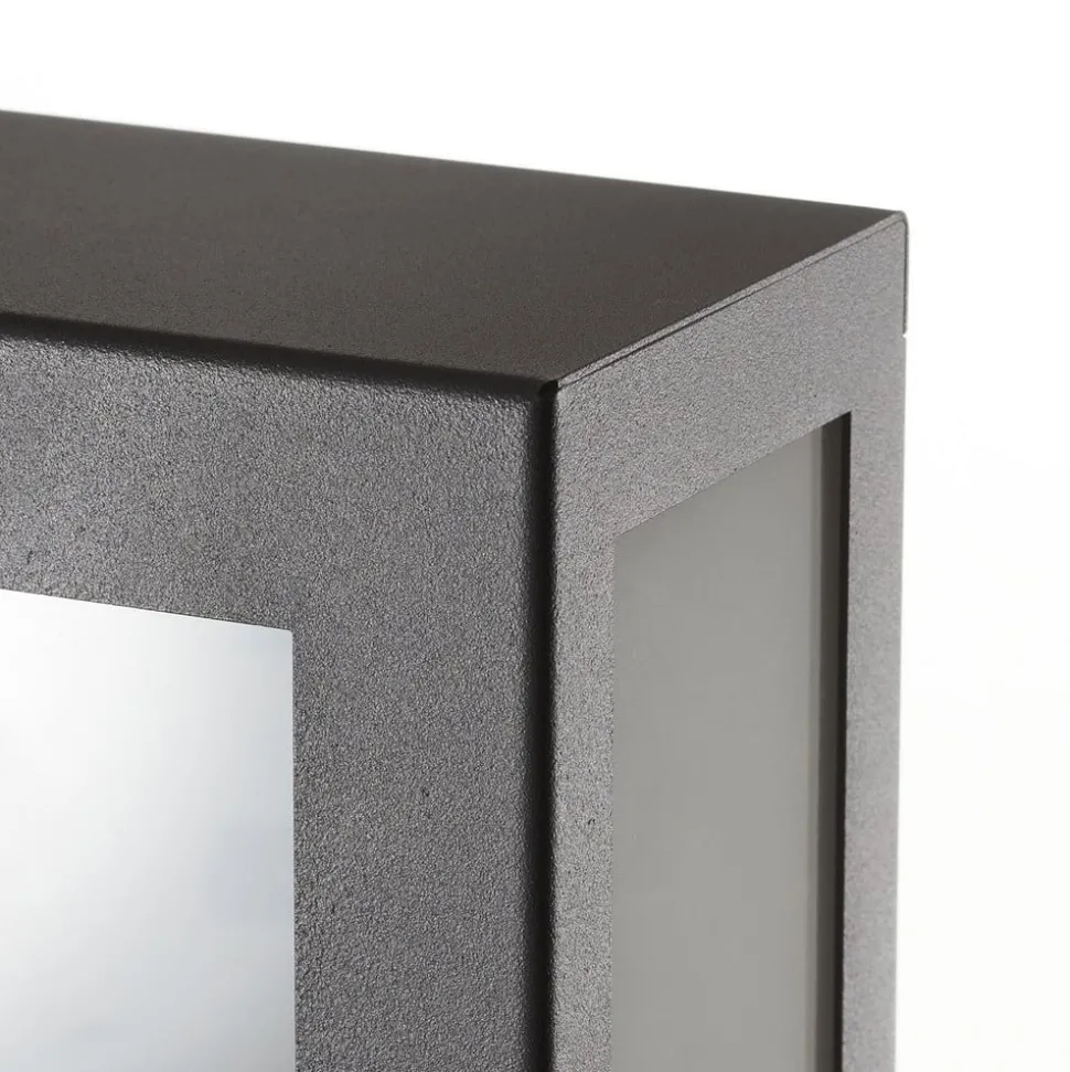 Sensor-buitenwandlamp Aqua Legendo Mini, antraciet