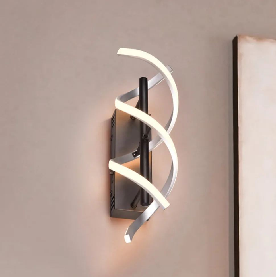 Sequence LED wandlamp, dimbaar, CCT, aluminium