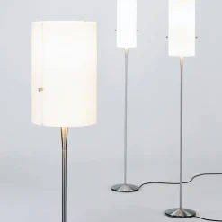 serien.lighting Club M LED vloerlamp, aluminium