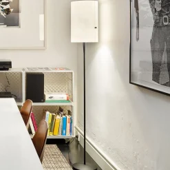 serien.lighting Club S LED vloerlamp, zwart