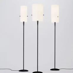 serien.lighting Club S LED vloerlamp, zwart