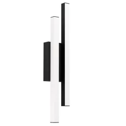 Serricella LED buitenwandlamp, zwart