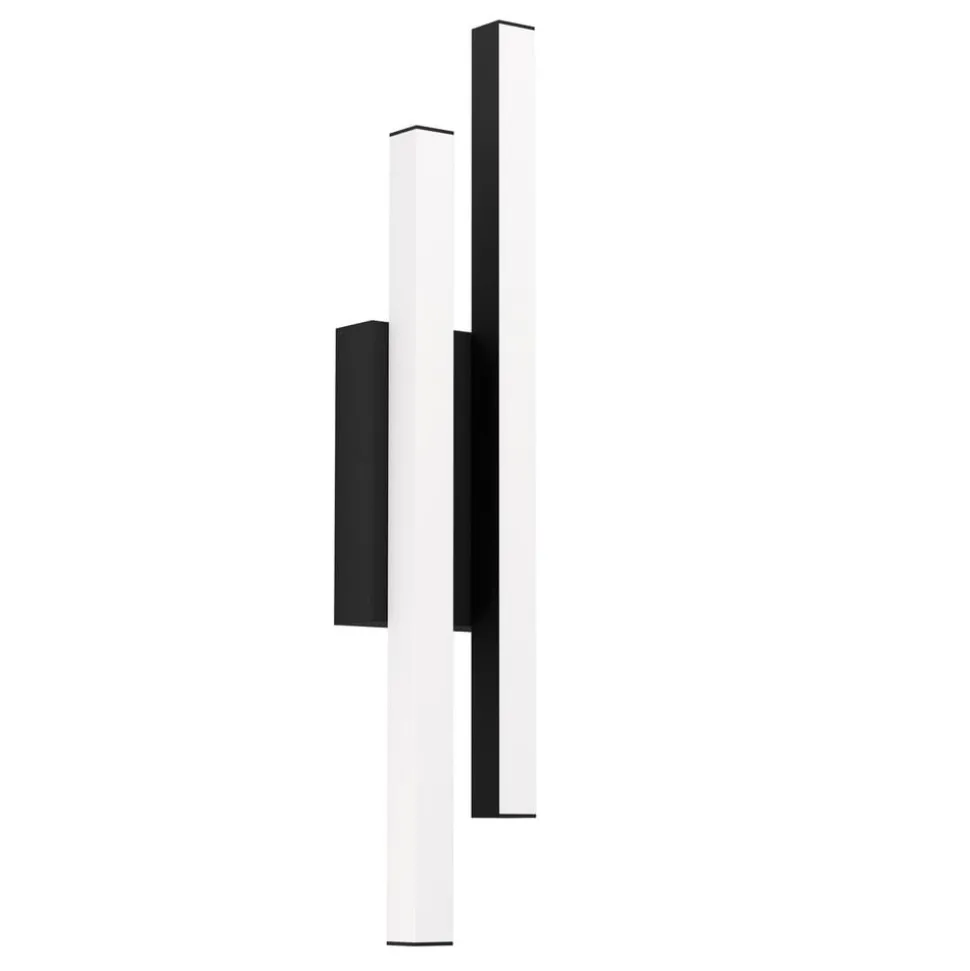 Serricella LED buitenwandlamp, zwart