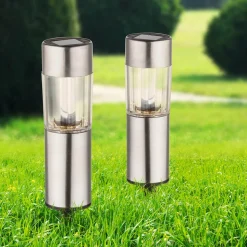 Set van 4 - Aro LED-solar-sfeerlamp met aardspies