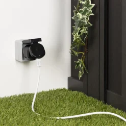 set van 2 mini radiogestuurde wandcontactdozen SH4-99653 Buitenbereik