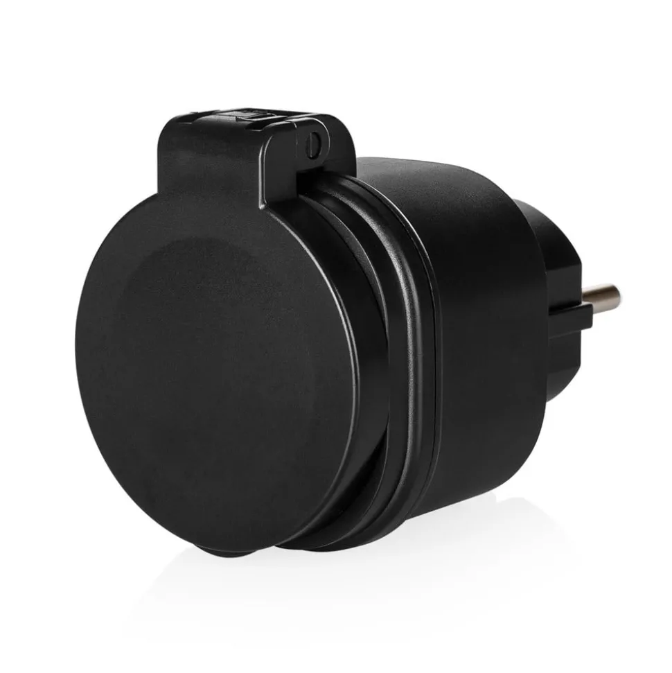 set van 2 mini radiogestuurde wandcontactdozen SH4-99653 Buitenbereik