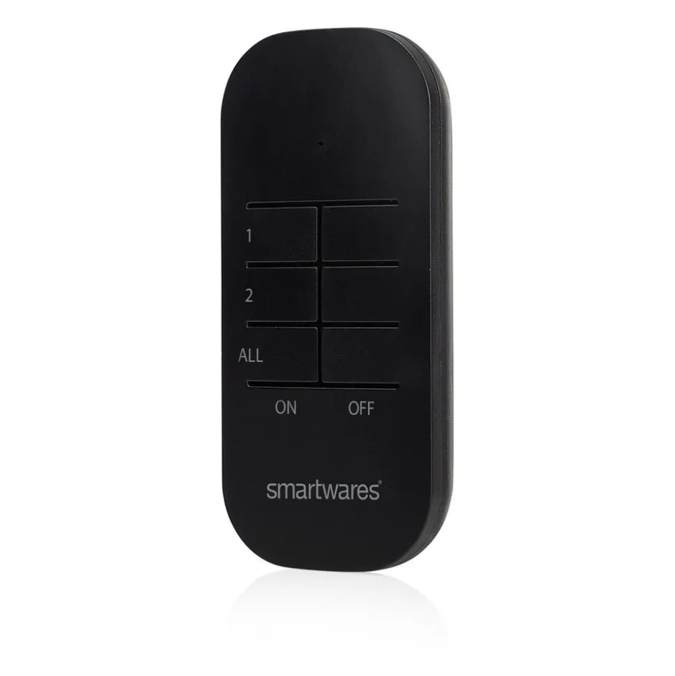 set van 2 mini radiogestuurde wandcontactdozen SH4-99653 Buitenbereik