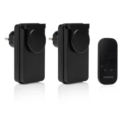 set van 2 radiogestuurde wandcontactdozen SH4-99654 Buitenruimte