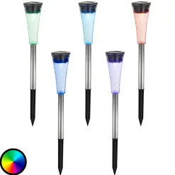 Set van vijf Navin lampen m. RGB-kleurverandering