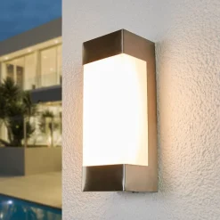 Severina - LED wandlamp van roestvrij staal
