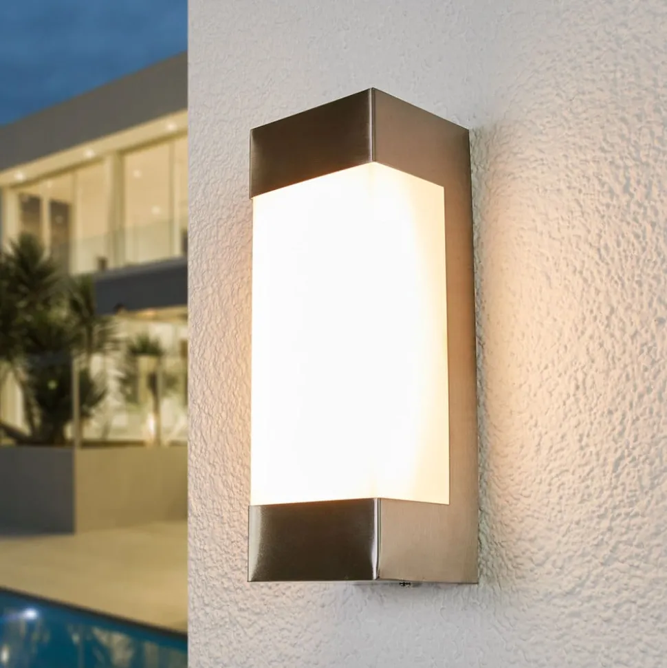 Severina - LED wandlamp van roestvrij staal