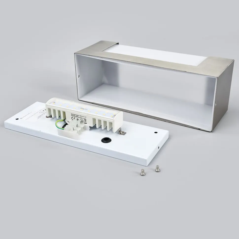 Severina - LED wandlamp van roestvrij staal