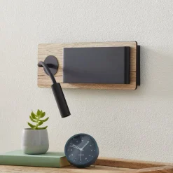 Sfeer wandlamp, indirect licht met leeslamp