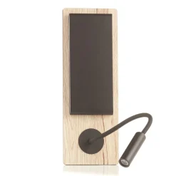 Sfeer wandlamp, indirect licht met leeslamp