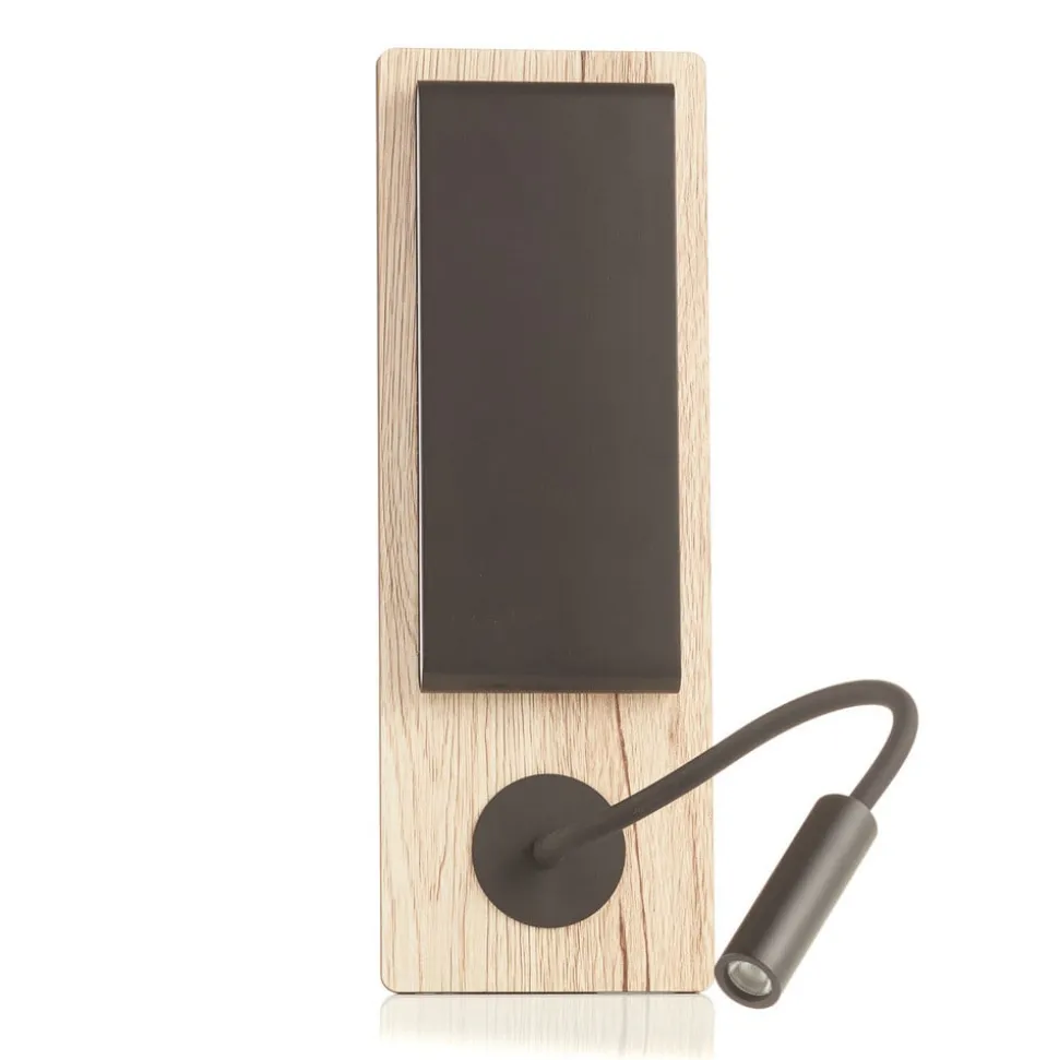 Sfeer wandlamp, indirect licht met leeslamp