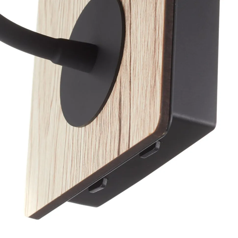 Sfeer wandlamp, indirect licht met leeslamp