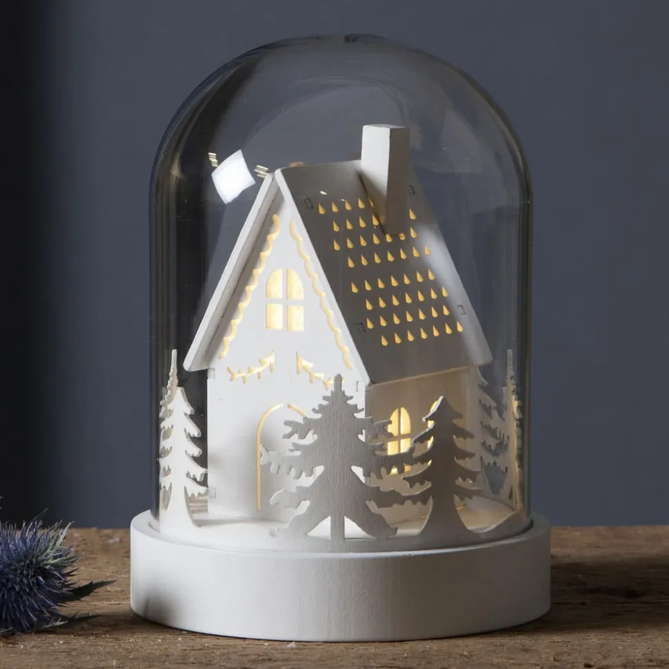 Sfeerlamp Kupol huis, wit