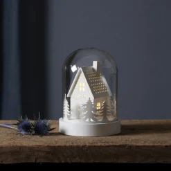 Sfeerlamp Kupol huis, wit