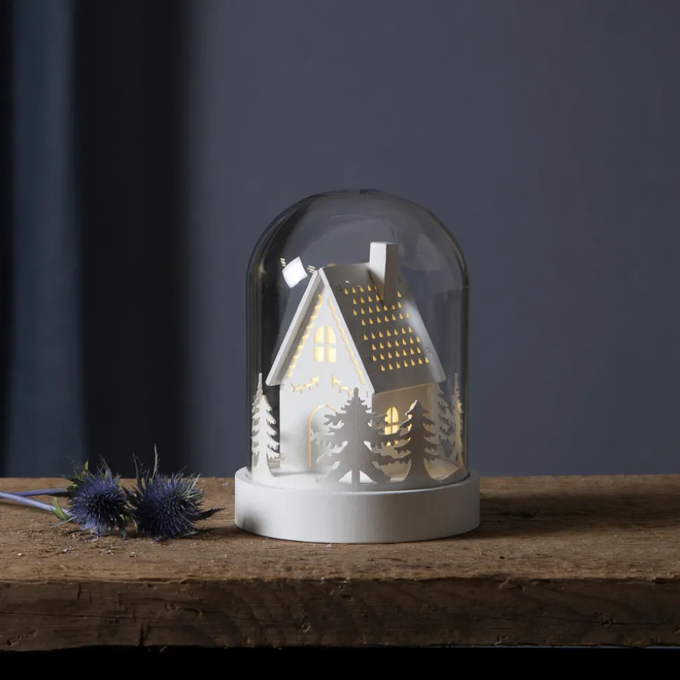 Sfeerlamp Kupol huis, wit