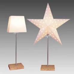 Sfeerverlichting Combi Pack, ster en kap, voet br.