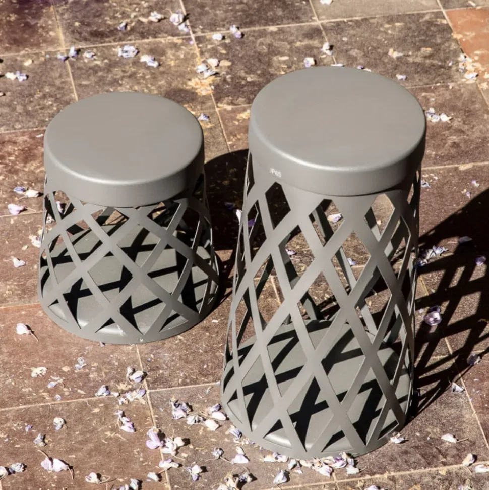 Shadow LED sokkellamp, donkergrijs, aluminium, hoogte 45 cm