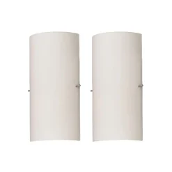 Sidra halfronde wandlamp, set van 2
